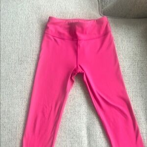 Bright Pink High-Waisted Leggings